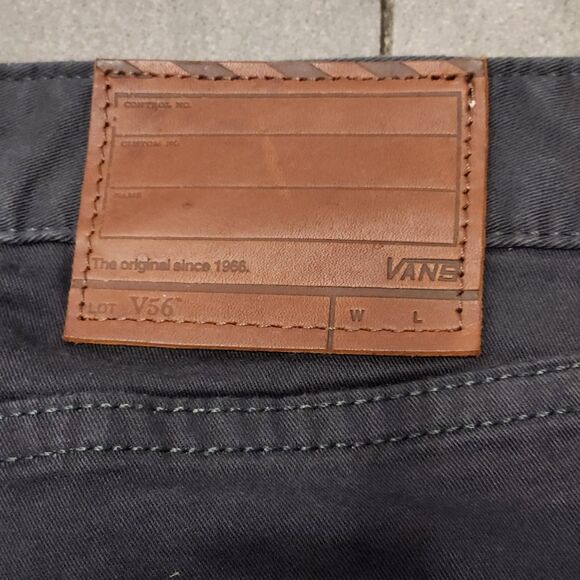 Vans Y2K Jeans Men's 31x 31 Gray Pants x Cathy Van Engel Straight Skater 90's - Picture 8 of 11